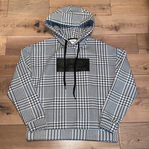 Rudsak neoprene houndstooth hoodie